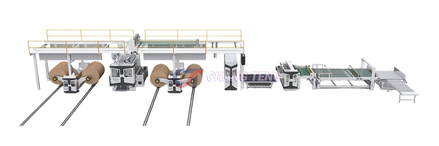 Single Facer Corrugated Board Production Line(images 2)